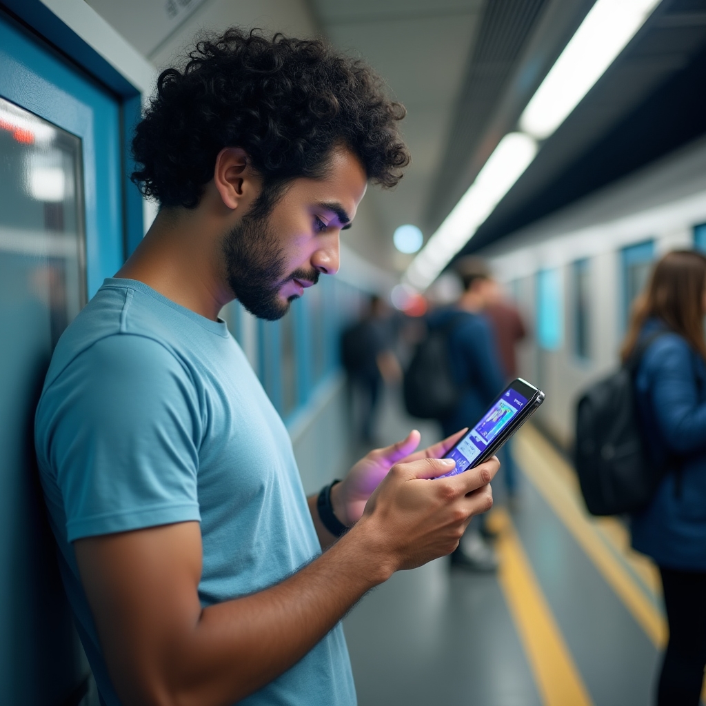 Studium finanční gramotnosti na mobilním telefonu